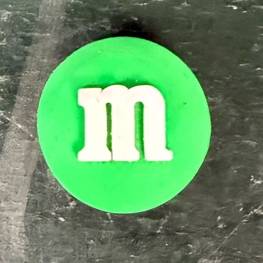 M&M Green Croc Charm Jibbitz